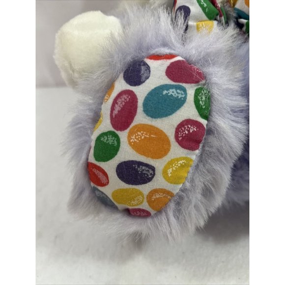 Goffa Purple Rabbit Plush Jellybean Bowtie with Tag 16 in - Picture 15 of 16